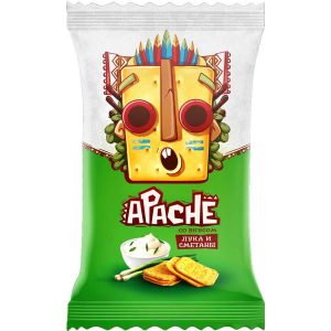 Apachë Crackers goût aigre et oignon 20x32g