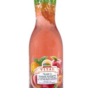 Vital Compote De Pêche & Prune cerise 6x1l